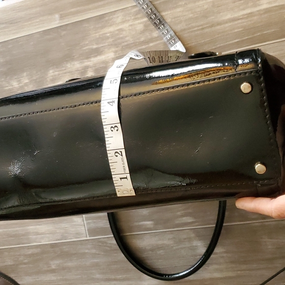 Kate Spade Black Patent Leather Purse - Picture 12 of 14